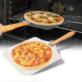 Aluminum Pizza Peel Shovel, Set Foldable 14'' Amazon Pizza Peel Oven Accessories With Bamboo Wooden Handle